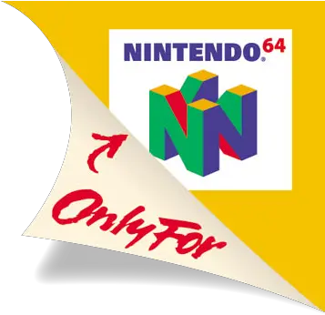  The Nintendo 64 Only For Nintendo 64 Logo Png Nintendo 64 Png