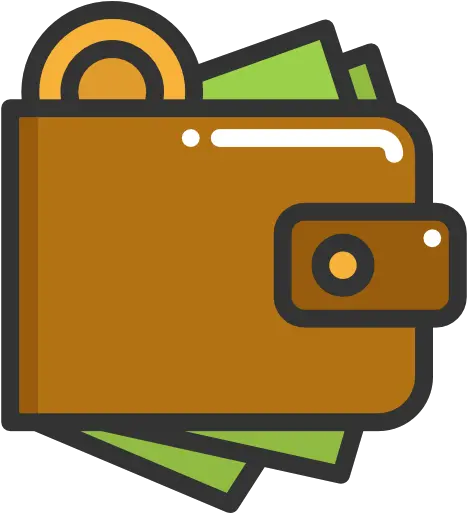  Holder Billfold Business And Finance Card Notes Wallet Wallet With Money Icon Png Wallet Transparent Background