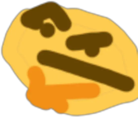  Thonk Thinking Face Emoji Know Your Meme Thinking Emoji Meme Png Smiley Emoji Transparent