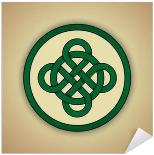  Sticker Celtic Knot Symbol Of Luck Pixersus Symbole De La Chance Png Luck Icon