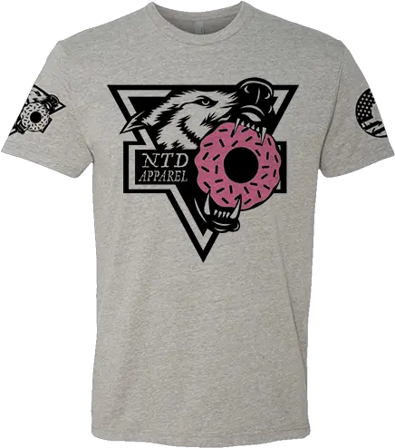  Ntd Apparel Ice Wolf Png Logo Donut Logo