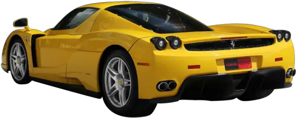  Yellow Ferrari Back Side Png Image Ferrari Car Back Png Car Back Png