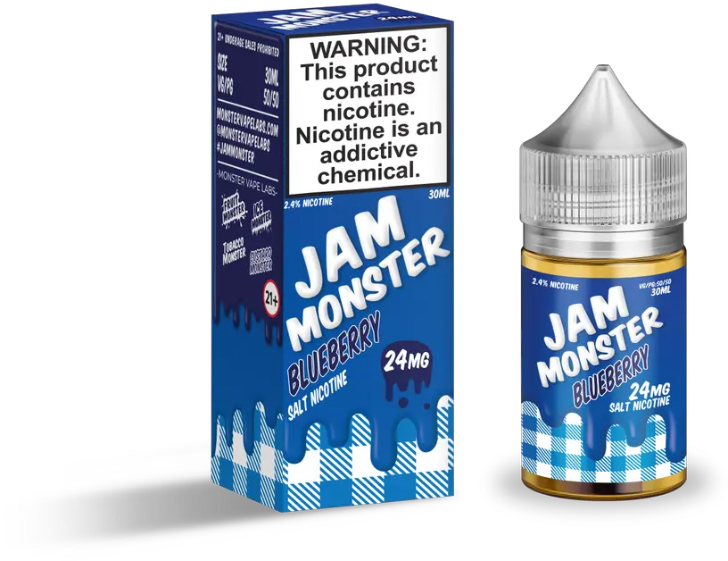  Jam Monster Salts Blueberry 30ml Nic Salt Vape Juice 1188 Salt Jam Monster Png Def Jam Icon Help