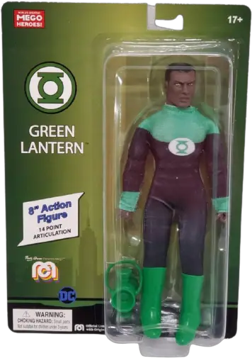  New Sealed 2021 Mego Dc Green Lantern Mego Dc Action Figures Png Dc Icon Action Figures