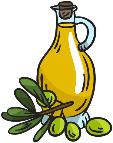  Olive Oil Homemade Illustration Transparent Png U0026 Svg Aceite De Oliva Dibujo Oil Png