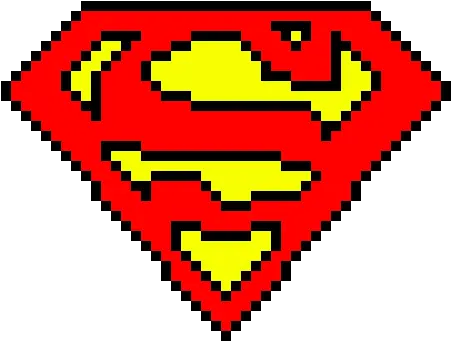  Superman Logo Superman Pixel Art Minecraft Png Superman Image Logo