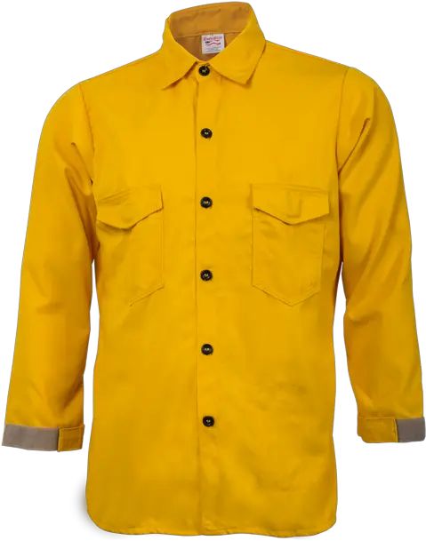  Crewboss Brush Shirt U2014 58 Oz Tecasafe Yellow Yellow Button Up Shirt Png Shirt Button Png