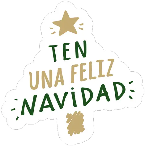  Ten Una Feliz Navidad Lettering Message Mensaje De Feliz Navidad Png Feliz Navidad Png