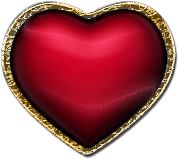  Without Background Image Free Png Gold Heart 3d Png Gold Heart Png