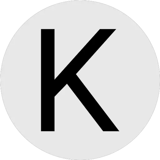  Software Development Dot Png Letter K Icon