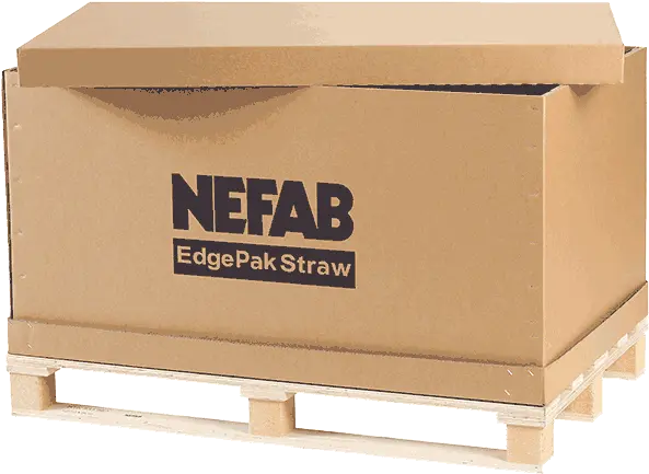  Edgepak Straw Products Nefab Group Carton Png Cardboard Box Transparent