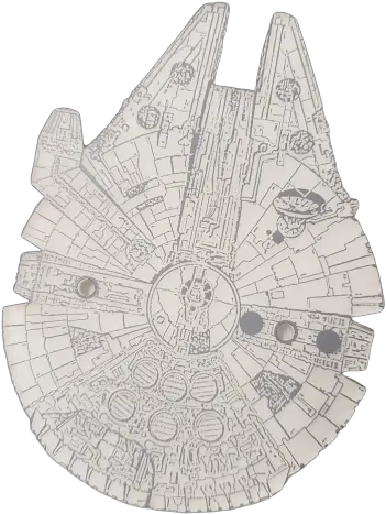  Star Wars Millennium Falcon Pinball Speaker Acrylics Doodle Png Millennium Falcon Png