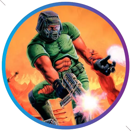  Doom Steamgriddb Doom 1993 Png Doom Slayer Icon