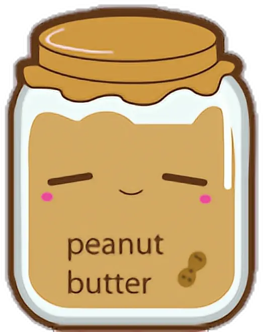  Download Transparent Peanut Butter Jar Png Cartoon Cute Clip Art Jar Transparent Background