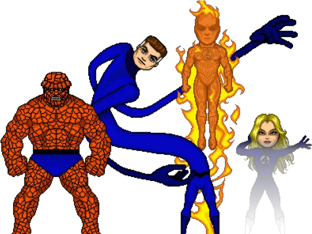  Human Torch Clipart Fantastic 4 Fantastic Four Micro Hero Human Torch Clipart Png Fantastic Four Logo Png