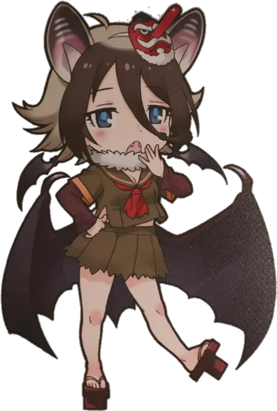  Hilgendorfu0027s Tube Nosed Bat Japari Library The Kemono Kemono Bat Png Bat Wings Png