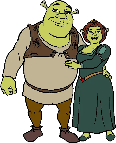  Free Shrek Clipart Download Clip Art Shrek And Fiona Cartoon Png Shrek Face Transparent