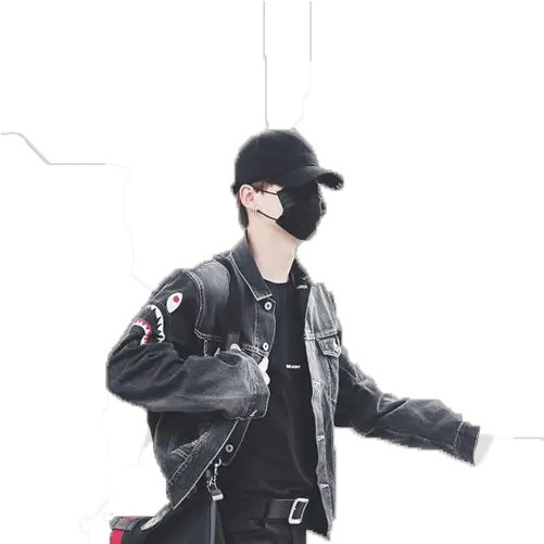  Suga Png Uploaded By Yeon Eun Leather Jacket Yoongi Png