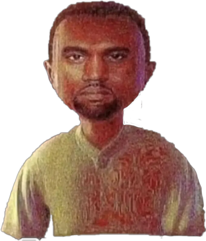  Kanyewest Kanye Meme Memed Dankmemes Sticker By Yaboi Kanye West Deep Fried Png Kanye West Transparent Background