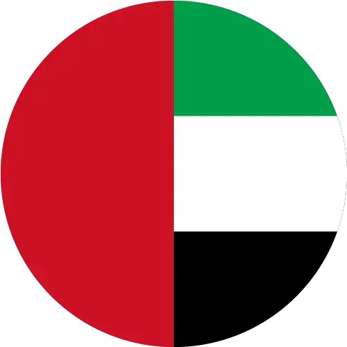  Vector Country Flag Of The United Arab Emirates Circle Uae Circle Flag Png Oman Flag Png