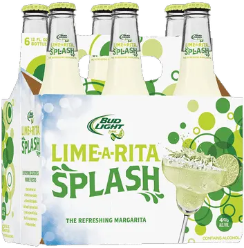  Bud Light Lime Arita Splash Budweiser Bud Light Lime A Rita Splash Png Bud Light Bottle Png