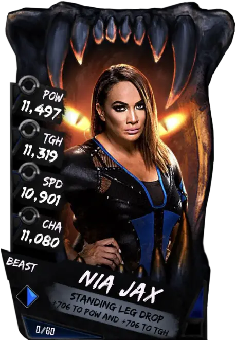  Nia Jax Png Charlotte Flair Wwe Supercard Nia Jax Png