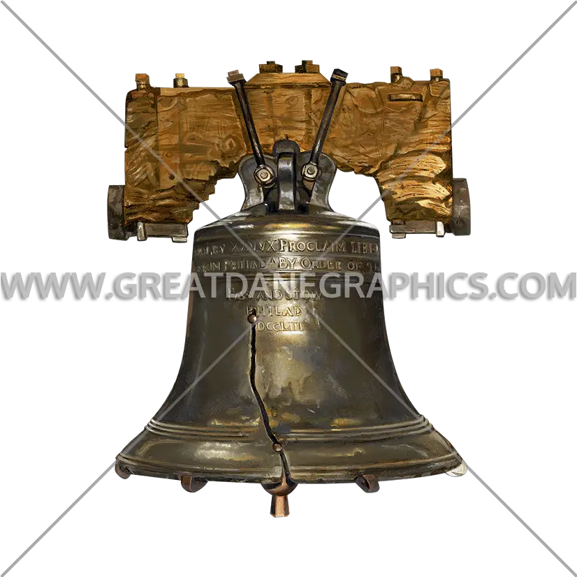  Realistic Liberty Bell Production Ready Artwork For T Liberty Bell Stamp Png Bell Transparent