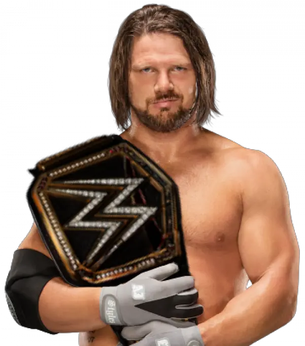  Aj Styles Wwe Champion Png Free Aj Styles Nxt Champion Aj Styles Png