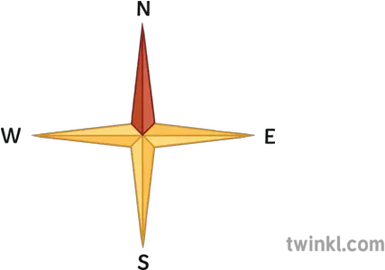  Compass Rose 4 Point Geography Direction Secondary 4 Point Compass Rose Png Compass Rose Png