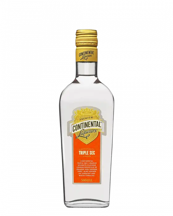  Continental Triple Sec Liqueur 500ml Continental Triple Sec Png Alcohol Png