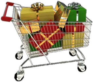  Presents Transparent Png Full Shopping Cart Png Shopping Cart Png