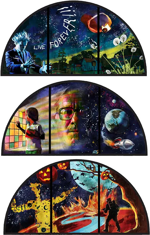  South Pasadena Library Will Honor Ray Pasadena Library Stained Glass Png Ray Bradbury An American Icon