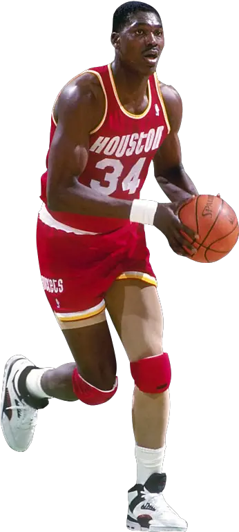  Player Houston Rockets Png Image Hakeem Olajuwon Transparent Background Houston Rockets Png