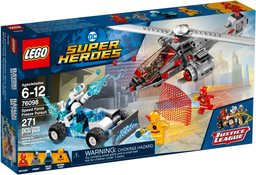  76098 Speed Force Freeze Pursuit Brickipedia The Lego Wiki Lego Dc Flash Sets Png Frost Border Png