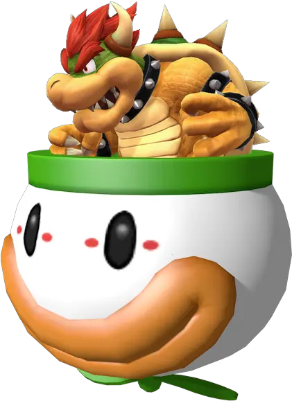  Bowser In Koopa Clown Car By Banjo2015 Koopa Clown Car Happy Png Bowser Transparent