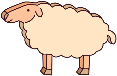  Cardboard Sheep Color Stroke Transparent Png U0026 Svg Vector Animal Figure Lamb Icon