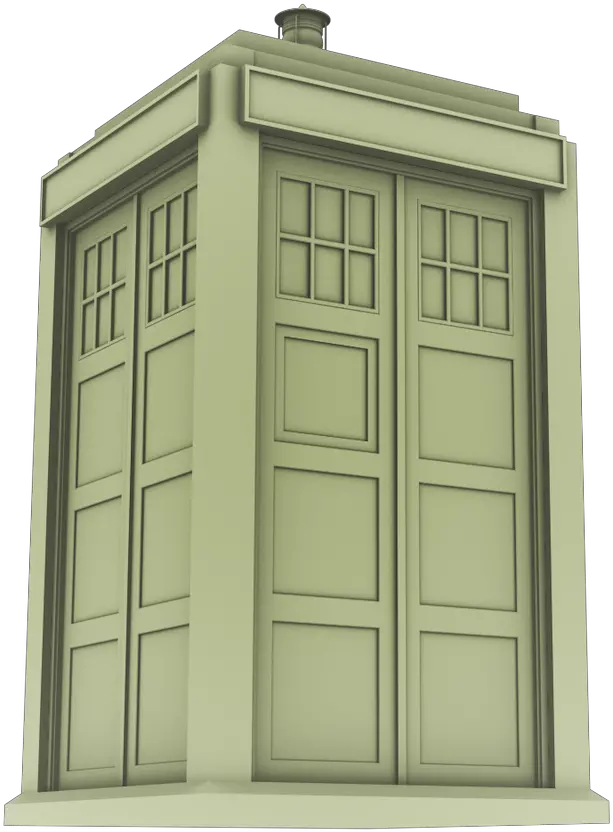  3d Modeling The Nth Mr French Solid Png Tardis Transparent Background