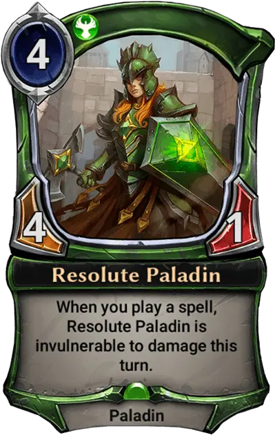  Resolute Paladin Eternal Cards Warcry Mating Call Eternal Png Paladin Png