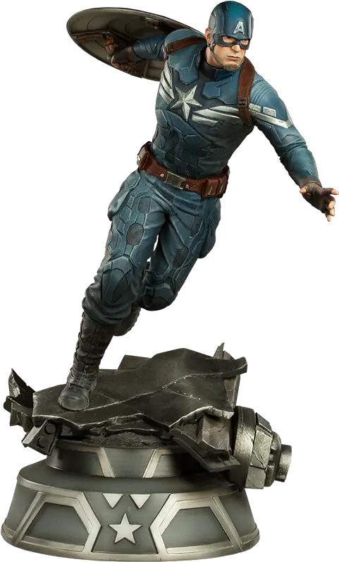  Download Captain America Statue By Sideshow Collectibles Png Winter Soldier Transparent