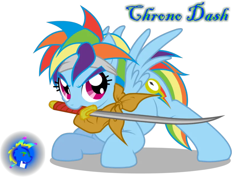  Equestria Daily Mlp Stuff Story My Little Chrono Triggered Smile My Little Pony Png Chrono Trigger Logo