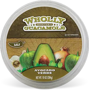  Wholly Guacamole Avocado Verde Mild 10 Oz Prepackaged Avocado Png Guacamole Png