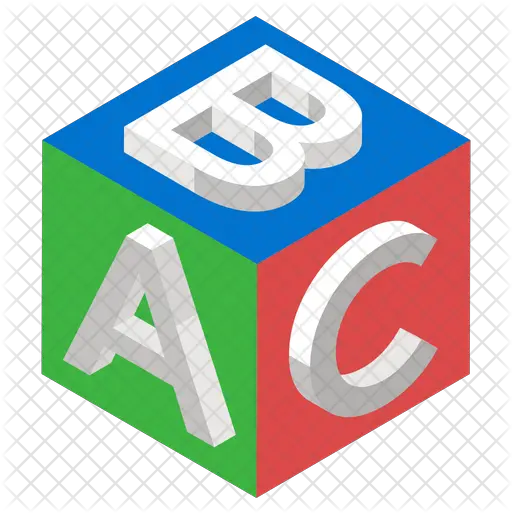  Abc Blocks Icon Isometric Toys Png Abc Blocks Png