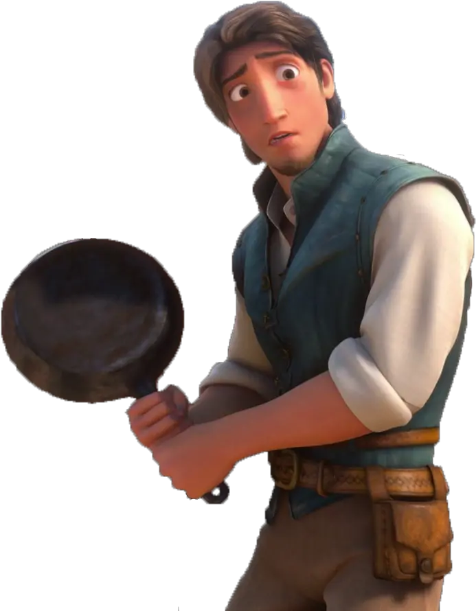  Tangled Frying Pan Png Free Flynn Rider Rapunzel Png Frying Pan Png