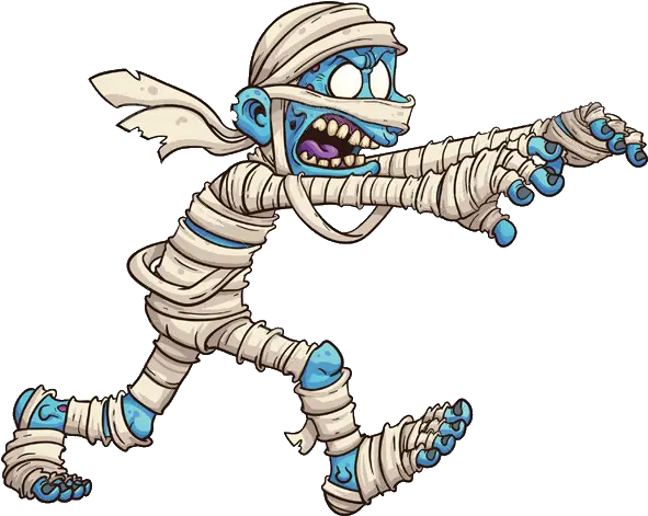  Mummy Png Background Mummy Cartoon Running Mummy Png