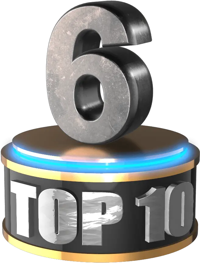  Number 6 High Quality Png Image Transparent Top 5 Png 6 Png