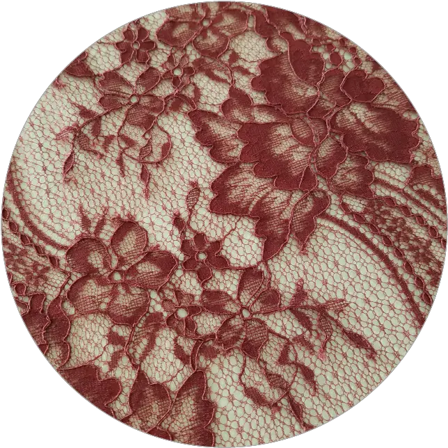  Lace Supplier Brunet Adopts A Handmade Aesthetic With Red Aesthetic Transparent Circle Png Lace Pattern Png