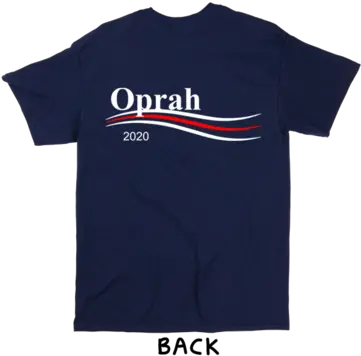  Oprah 2020 T Shirt Short Sleeve Png Oprah Png