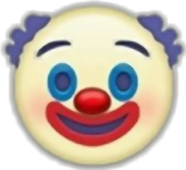  Download Clown Killer Iphoneemoji Apple Clown Emoji Png Clown Emoji Transparent