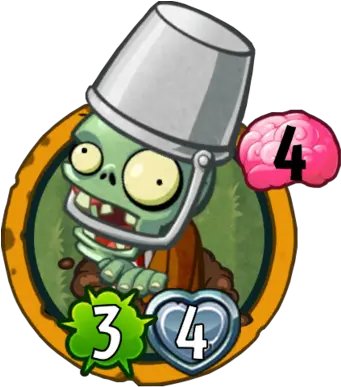  Buckethead Plants Vs Zombies Wiki Fandom Pvzh Haunting Ghost Png Vs Png