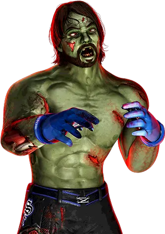  Leveling Calculator For Aj Styles U201cthe Possessed Oneu201d Wwe Wwe Render Zombie Png Aj Styles Logo Png